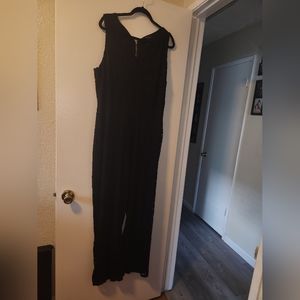 Size 22/24 Black Zippered Jumpsuit